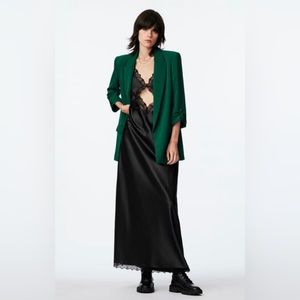 Blazer with Rolled-Up Sleeves